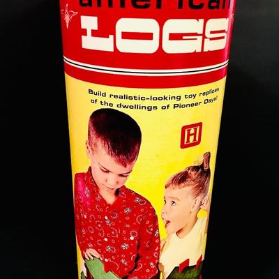 LOT::16 Lincoln and American Log Sets, Both with Accompanying Instructional Booklets