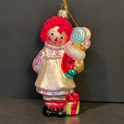 LOT::19 Adorable Array of Raggedy Ann and Andy Mementos Including Party Decorations and Invitations, Commemorative Jewelry, Bed Linens,...