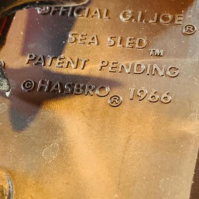 LOT 30: G.I Joe Official Sea Sled and Frogman Action Figure with Cave In Original Box