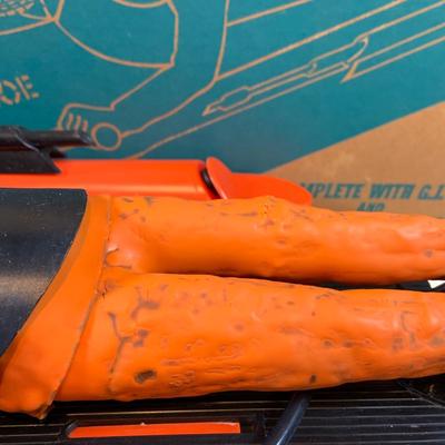 LOT 30: G.I Joe Official Sea Sled and Frogman Action Figure with Cave In Original Box