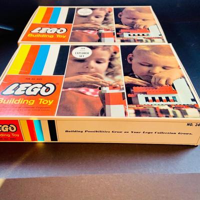 LOT 34: Three (3) Sets of Vintage Lego Building Blocks Kits