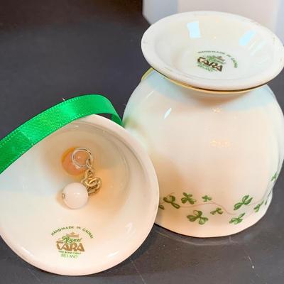 LOT:39: Luck of the Irish Collection Featuring Belleek Pig, Royal Tara, Annalee Leprechaun, and More
