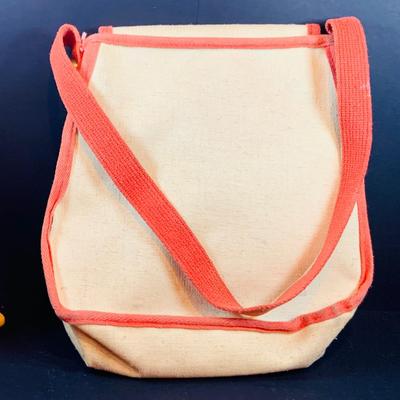 LOT43: Vintage Disney Collection Including Marx Plastic Figurines, Character Necklaces, Mickey Bag and Much More