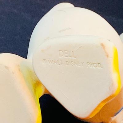 LOT43: Vintage Disney Collection Including Marx Plastic Figurines, Character Necklaces, Mickey Bag and Much More