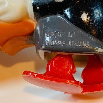 LOT 40: Collection of Vintage Plastic Walking Toys Including Donald Duck, Popeye, Jiminy Cricket, Pluto and More Vintage Toys