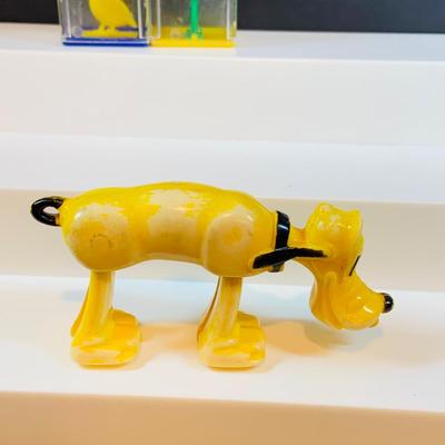 LOT 40: Collection of Vintage Plastic Walking Toys Including Donald Duck, Popeye, Jiminy Cricket, Pluto and More Vintage Toys