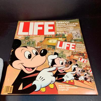 LOT 44: Vintage Disney Collection Including Plushes, Vinyl, Christmas Bulb, Ephemera and More