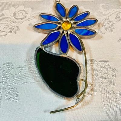 LOT 47: Set of 5 Beautiful Stained Glass Sun-catchers by Tiffany and More