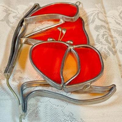 LOT 47: Set of 5 Beautiful Stained Glass Sun-catchers by Tiffany and More