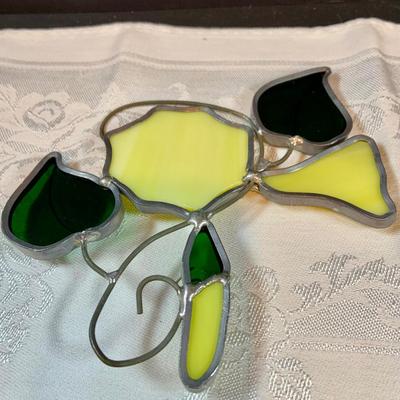 LOT 47: Set of 5 Beautiful Stained Glass Sun-catchers by Tiffany and More