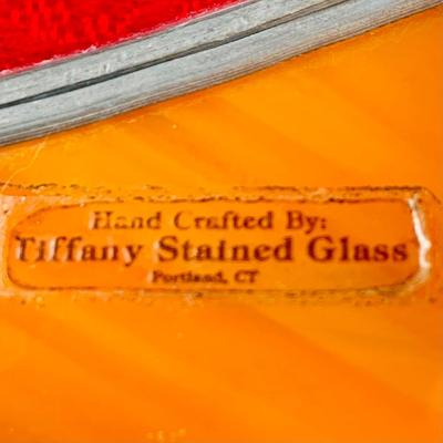 LOT 47: Set of 5 Beautiful Stained Glass Sun-catchers by Tiffany and More
