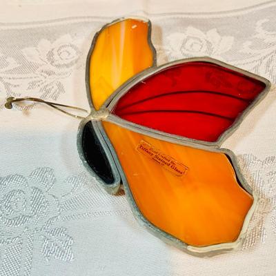 LOT 47: Set of 5 Beautiful Stained Glass Sun-catchers by Tiffany and More