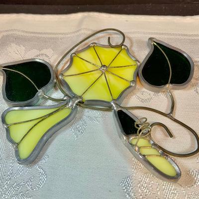LOT 47: Set of 5 Beautiful Stained Glass Sun-catchers by Tiffany and More