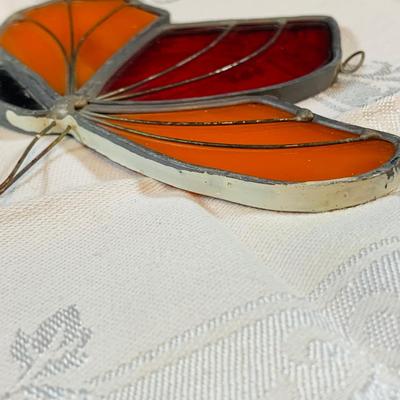 LOT 47: Set of 5 Beautiful Stained Glass Sun-catchers by Tiffany and More