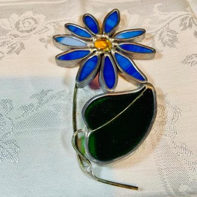 LOT 47: Set of 5 Beautiful Stained Glass Sun-catchers by Tiffany and More