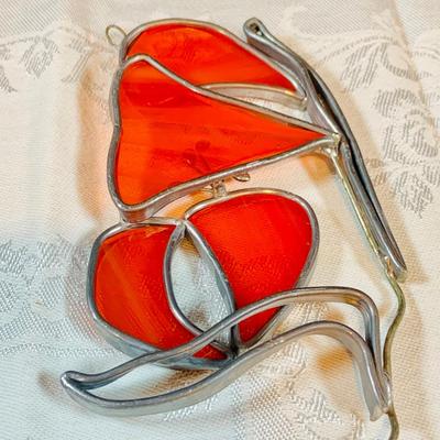 LOT 47: Set of 5 Beautiful Stained Glass Sun-catchers by Tiffany and More