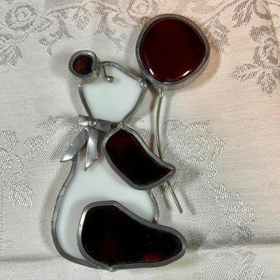 LOT:48: Collection of 6 Stain Glass Sun-catchers Including 3 Holiday and More