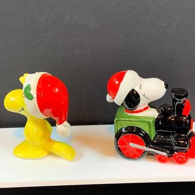 LOT 50: Vintage Charlie Brown/ Peanuts 1966 Figurines/Ornaments Including Snoopy, Lucy Linus, Schroeder Woodstock and More