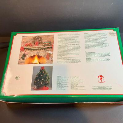 LOT 54: Old Time Christmas Decor Including Caroling Christmas Bells, Plastic Light-up Candle, Santa with Bell and Holiday Table Runners...