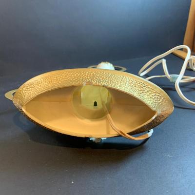 LOT 54: Old Time Christmas Decor Including Caroling Christmas Bells, Plastic Light-up Candle, Santa with Bell and Holiday Table Runners...