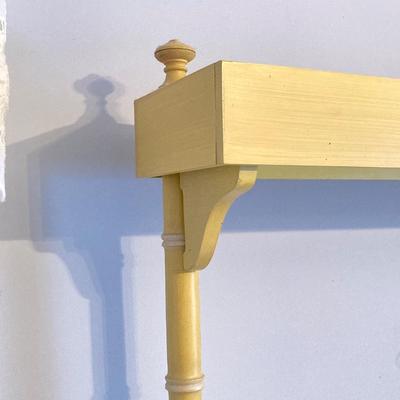 LOT 55: Vintage Six Piece Painted Wood with Micarta Laminate Top Bedroom Set and Table Lamp