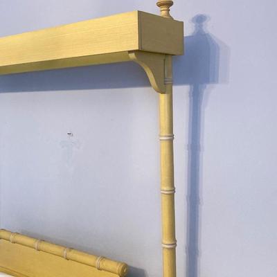 LOT 55: Vintage Six Piece Painted Wood with Micarta Laminate Top Bedroom Set and Table Lamp