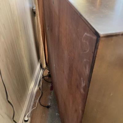 LOT 57: Vintage / Antique Mahogany Association, Inc. Maddox Tables "Mad-Ox" Secretary Desk