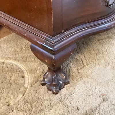 LOT 57: Vintage / Antique Mahogany Association, Inc. Maddox Tables "Mad-Ox" Secretary Desk