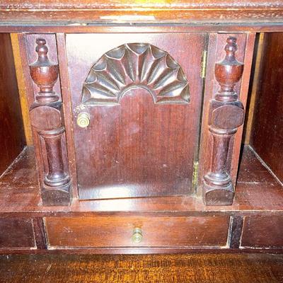 LOT 57: Vintage / Antique Mahogany Association, Inc. Maddox Tables "Mad-Ox" Secretary Desk