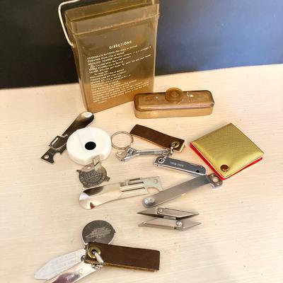 LOT 60: Jeep Backpack, Vintage Military Flasks, Survival Tools and Essentials