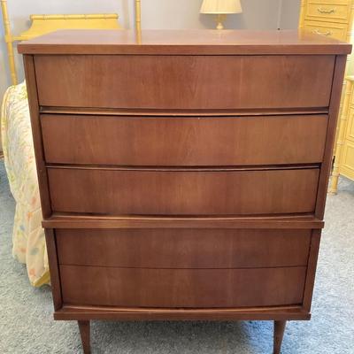 LOT 63: MCM Bassett Furniture Industries, Inc. Cherrywood Dresser / Chest