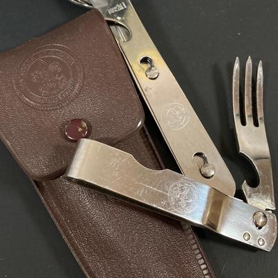 LOT 64: Boy Scout Collection, Radio Lantern in Original Box, Military Storage Boxes and More