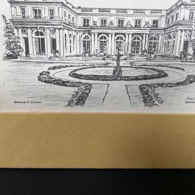 LOT 70: Vintage Underwriter's Laboratories, Inc. Portable Lamp, Haddonfield Homes Book, Collection of Litho Sketch Art Work and...