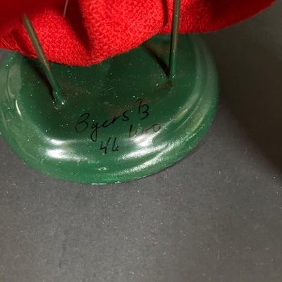 LOT 73: Byers' Choice Ltd Santa Claus with Basket of Chocolate, Byers' Choice Pair of Carolers and Decorative Ornaments