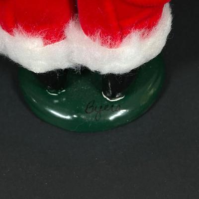 LOT 73: Byers' Choice Ltd Santa Claus with Basket of Chocolate, Byers' Choice Pair of Carolers and Decorative Ornaments