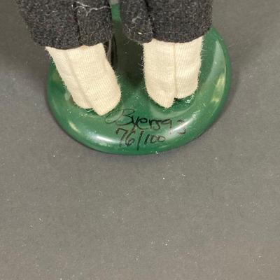 LOT 74: Vintage Byers' Choice Ltd - Bob Cratchit & Tiny Tim, The Skaters and The Carolers