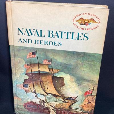 LOT 75: Nautical Books, Flags (Spain, Cuba and USA), Brass Plate and Mini Spittoon, Napolean Figurine and More