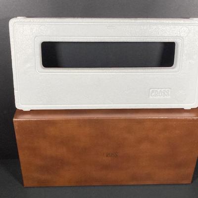 LOT 78: Pedrara Onyx Cross Pen Desk Set - (New in Original Box) #5203