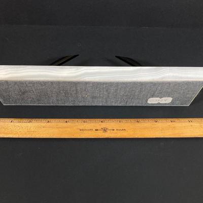 LOT 78: Pedrara Onyx Cross Pen Desk Set - (New in Original Box) #5203