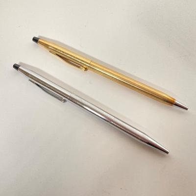 LOT 79: Pen Collection - Cross, Parker, John Wanamaker, Refills and Greek Letter Opener