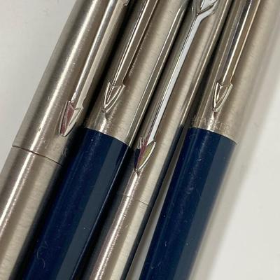 LOT 79: Pen Collection - Cross, Parker, John Wanamaker, Refills and Greek Letter Opener