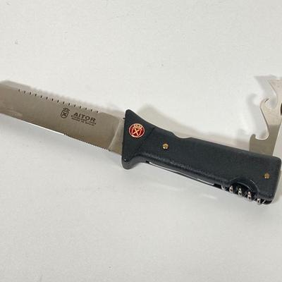 LOT 81: Vintage Aitor Made in Spain Fixed Blade Utility Knife with Sheath