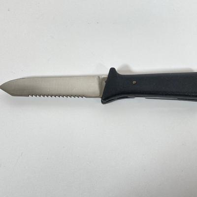 LOT 81: Vintage Aitor Made in Spain Fixed Blade Utility Knife with Sheath