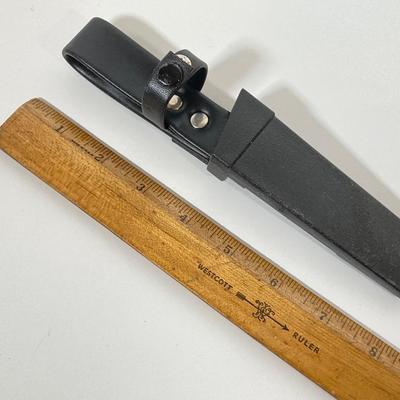 LOT 81: Vintage Aitor Made in Spain Fixed Blade Utility Knife with Sheath