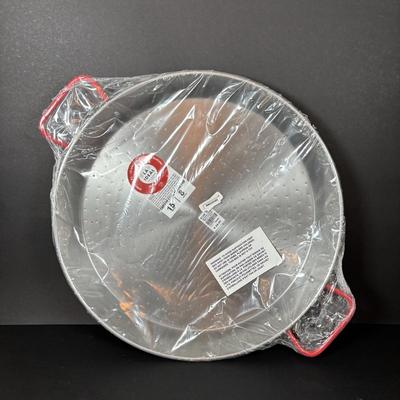 LOT 84: Cuisinart Compact Deep Fryer In Box, (2) Cuisinart 10" Frittata Pans, Glass Gravy Separator in Box, Cutting Board and More