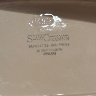 LOT 85: Kitchen Cabinet Lot - Contents Include China, Glasses Teapot Crystal and Much More