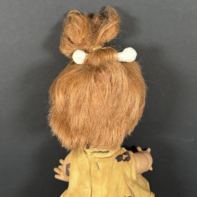 LOT 87: Vintage Toy Collection Pebbles Doll, Doll Cloths, Peter Rabbit Plush and More