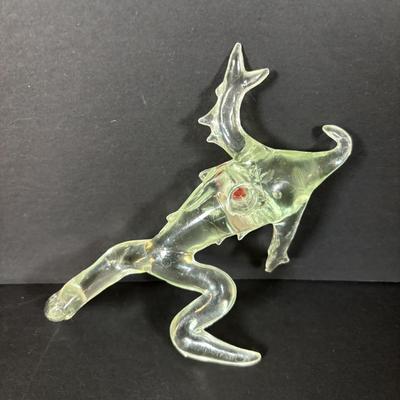 LOT 88: Set of 5 MCM Icy the Icicle Man Lucite/Acrylic Ornament Designed by George Fusek, a Group Icicle Light Covers and Bell Shaped...