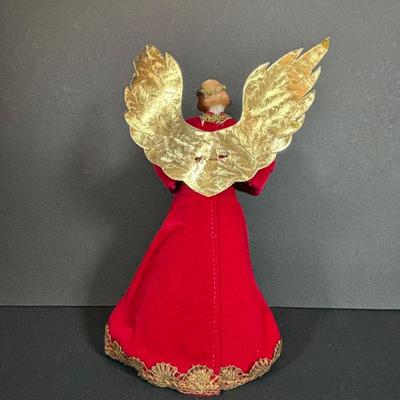 LOT 94: Vintage Glass Christmas Bulbs in Original Boxes,Plastic Beads and Porcelain Faced Angel Tree Topper