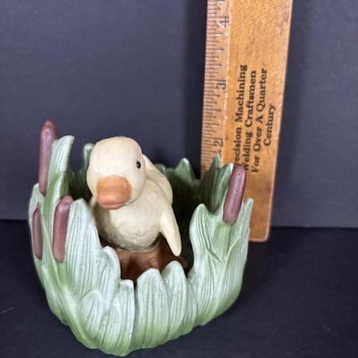 LOT 97: Sping is in the Air Collection of Easter Decor Featuring a Large Annalee Easter Bunny, Ceramic Bunnies and Duck, Eggs, and...